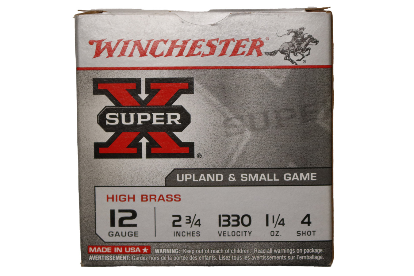 WINCHESTER AMMO 12 Gauge 2 3/4 in Super X Police Trade-In Ammo 25/Box
